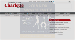 Desktop Screenshot of charlottemagazine.com
